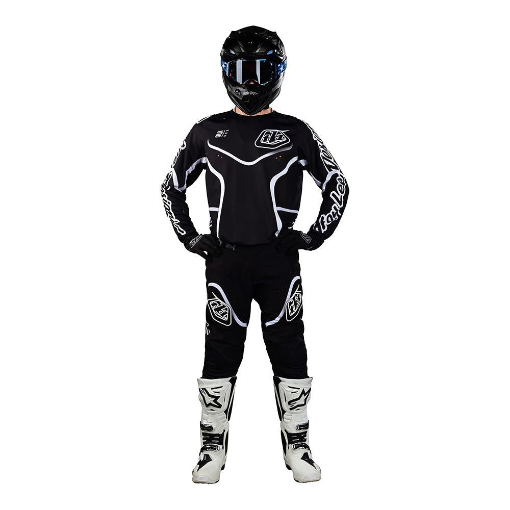 Troy Lee Designs 2024 Motocross Combo Kit SE Pro Radian Black White